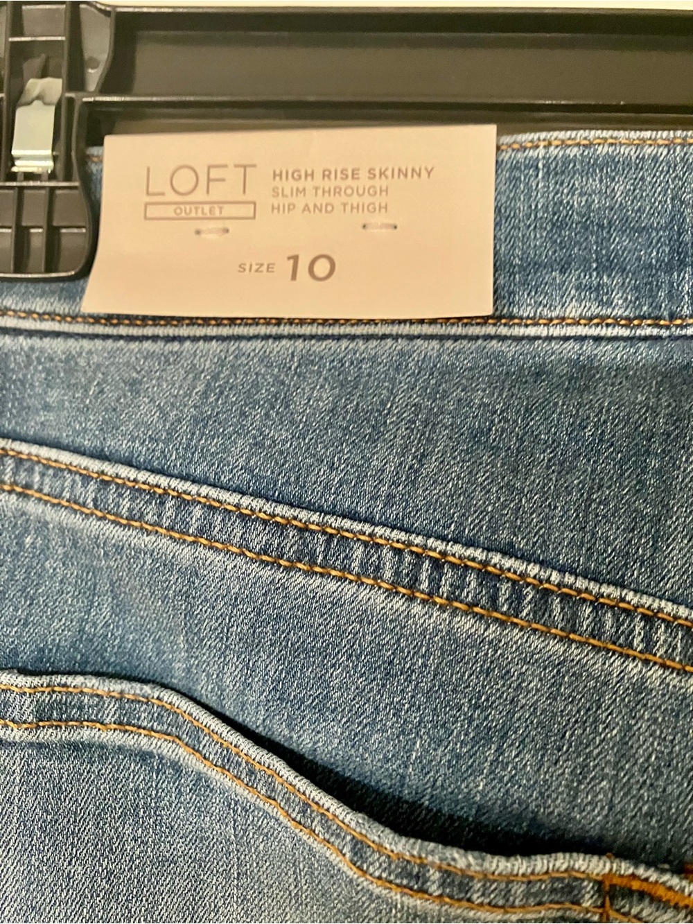 LOFT High Rise Skinny Jeans - Picture 4 of 5